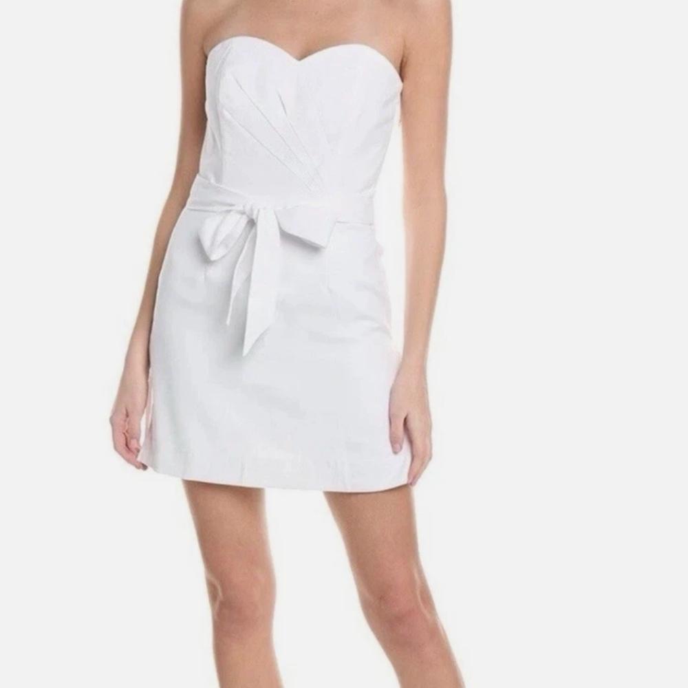 NWT LILLY PULTIZER Elegant White Strapless Romper
